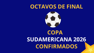 Quedaron definidos las 8 llaves de octavos de la Sudamericana 2026